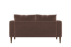 The Essential Loveseat Sectional in Recycled Velvet