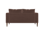 The Essential Loveseat Sectional in Recycled Velvet