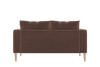 The Essential Loveseat Sectional in Recycled Velvet
