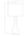 Mallissa Modern Brown Table Lamp
