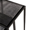 Dexter Smoked Black Cast Glass Nesting Tables | ready to ship!