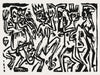 Die Irren III Artwork Print Wall Mural. Famous artwork (1912–1923) by Ernst Ludwig Kirchner. #6349