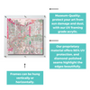 36x36" Floating Clear Acrylic Scarf Frame (Frame Size 40x40")
