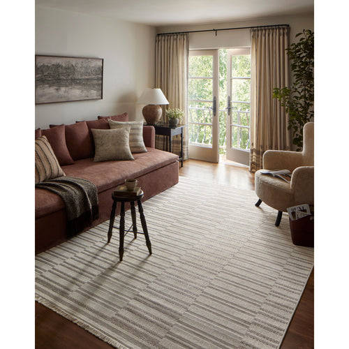 Amber Lewis x Loloi Malibu Ivory / Dove Rug