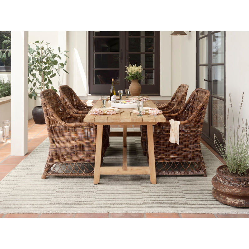 Amber Lewis x Loloi Malibu Ivory / Dove Rug