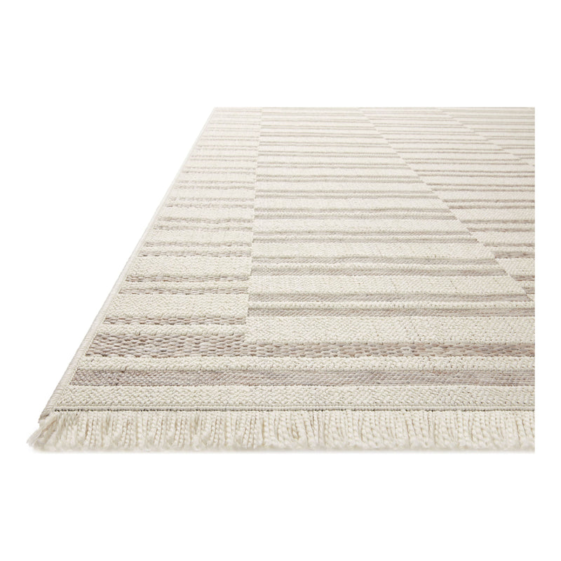 Amber Lewis x Loloi Malibu Ivory / Dove Rug