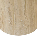 Avril Travertine Side Table | shipping 6/1/2025