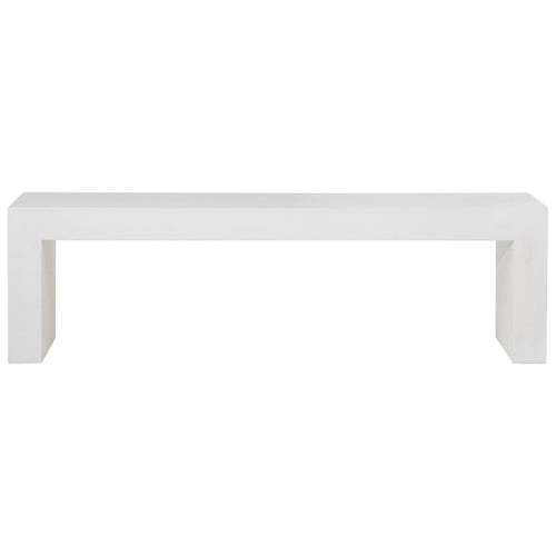 White Concrete Bench | ready to ship!