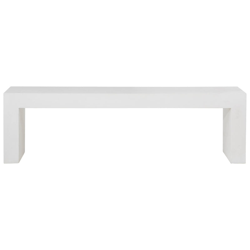 White Concrete Bench | ready to ship!