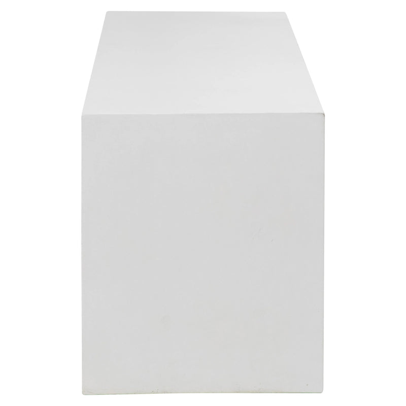 White Concrete Bench | ready to ship!