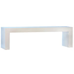 White Concrete Bench | ready to ship!