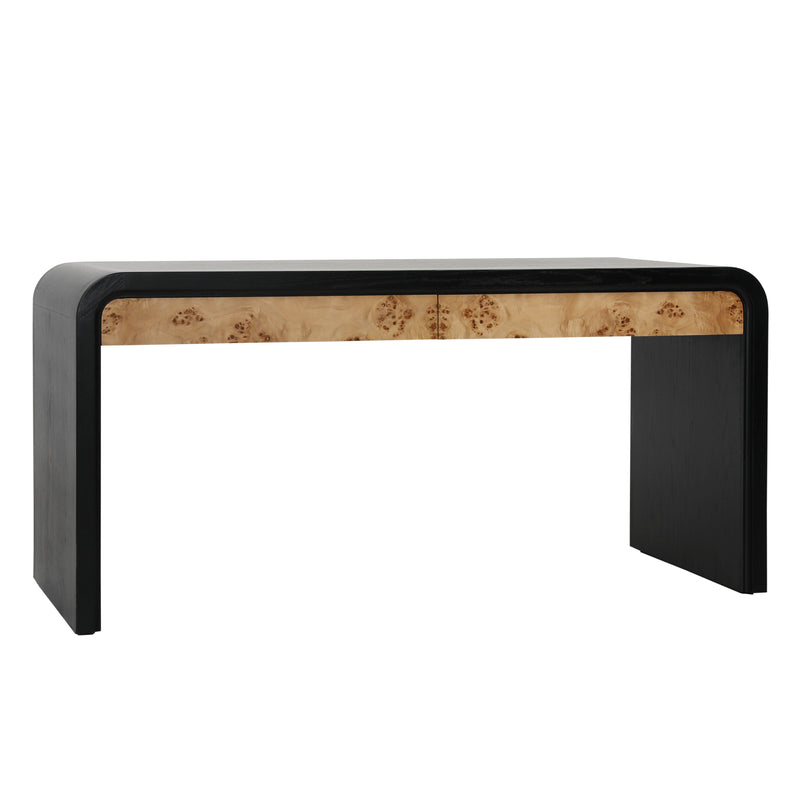 Black Burl Desk | ready to ship!