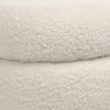 Jolo Faux Sheepskin Ottoman | shipping 5/5/2025