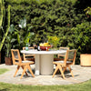 Marco White Concrete Dining Table | ready to ship!