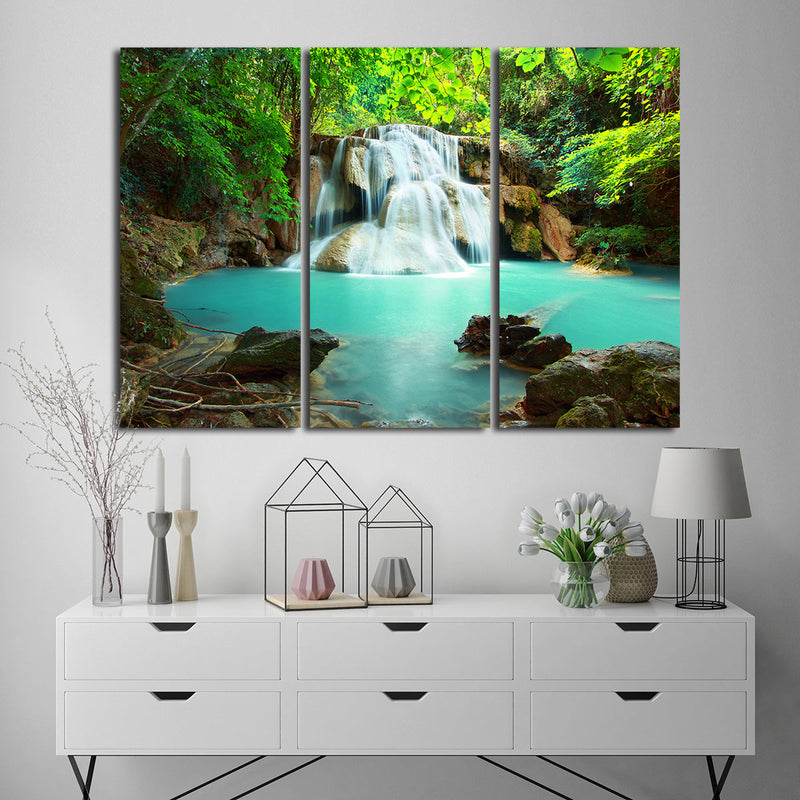 Thai Huay Mae Khamin Waterfall Wall Art