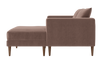 The Essential Loveseat Sectional in Recycled Velvet