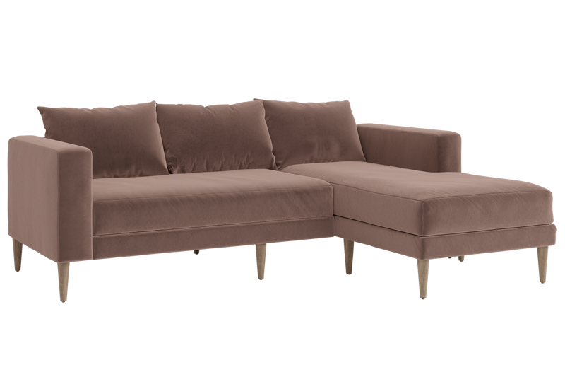 The Essential Sectional in Recycled Velvet