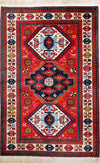 Armenian Yerevan Wool Rug – 4’6” x 6’11” – Hand-Knotted Geometric Design