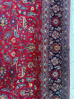 Incredible Persian Kashan All Over Wool Rug 10’2” x 14’
