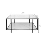 Schaffern Black Coffee Table