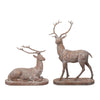 Lovecup Cast Iron Old World Estate Stags Set of 2 L265