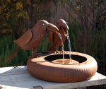 Lovecup Farmhouse Bird Tub Fountain L575