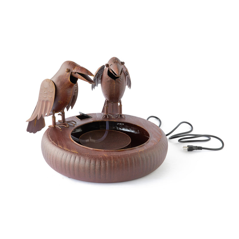 Lovecup Farmhouse Bird Tub Fountain L575