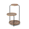 Lovecup Tiered Wood and Iron Display Stand L169