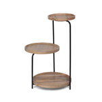 Lovecup Tiered Wood and Iron Display Stand L169