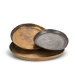 Lovecup Cast Aluminum Round Trays, Set of 3 L582