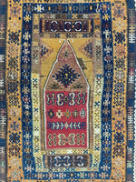 Antique Anatolian Wool Prayer Rug 4’ x 6’6”