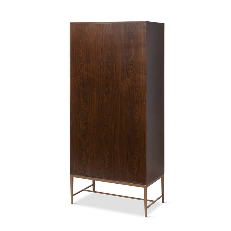 Addison Faux Bois Tall Cabinet L060