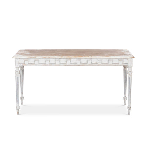 Antique White Eve Console Table L162