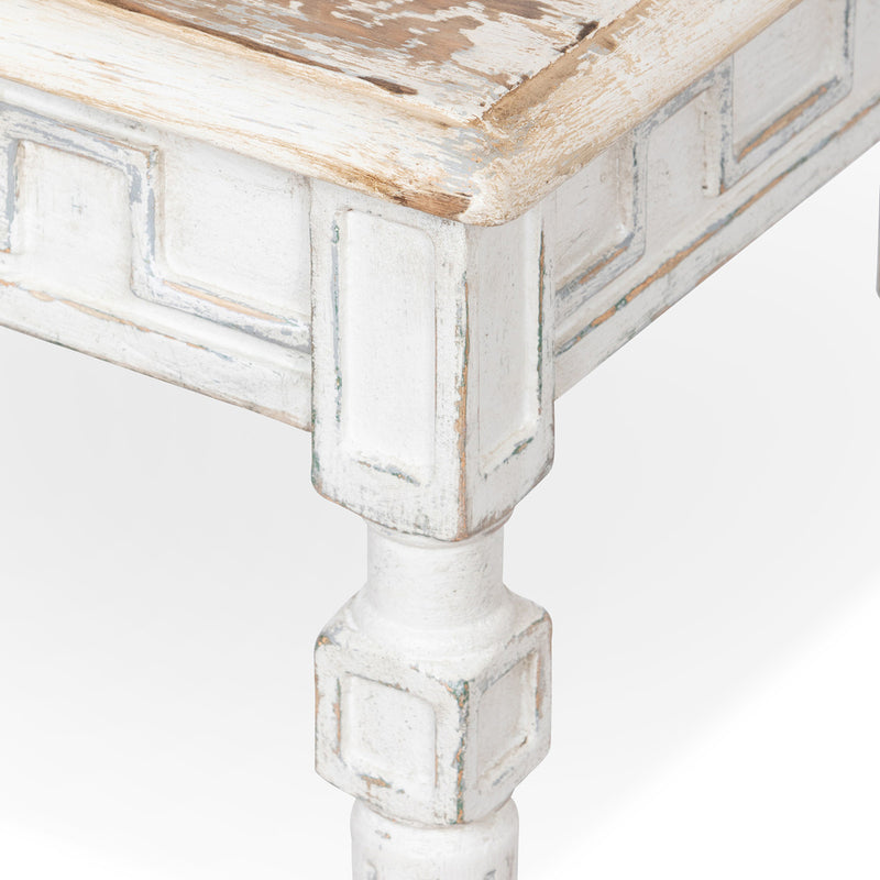 Antique White Eve Console Table L162