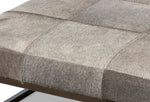 Cowhide Square Ottoman L745