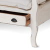 Lovecup Toulon White Wash Wooden Bench L172