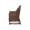 Lovecup Rattan Terrace Chair with Burlap Cushion L146