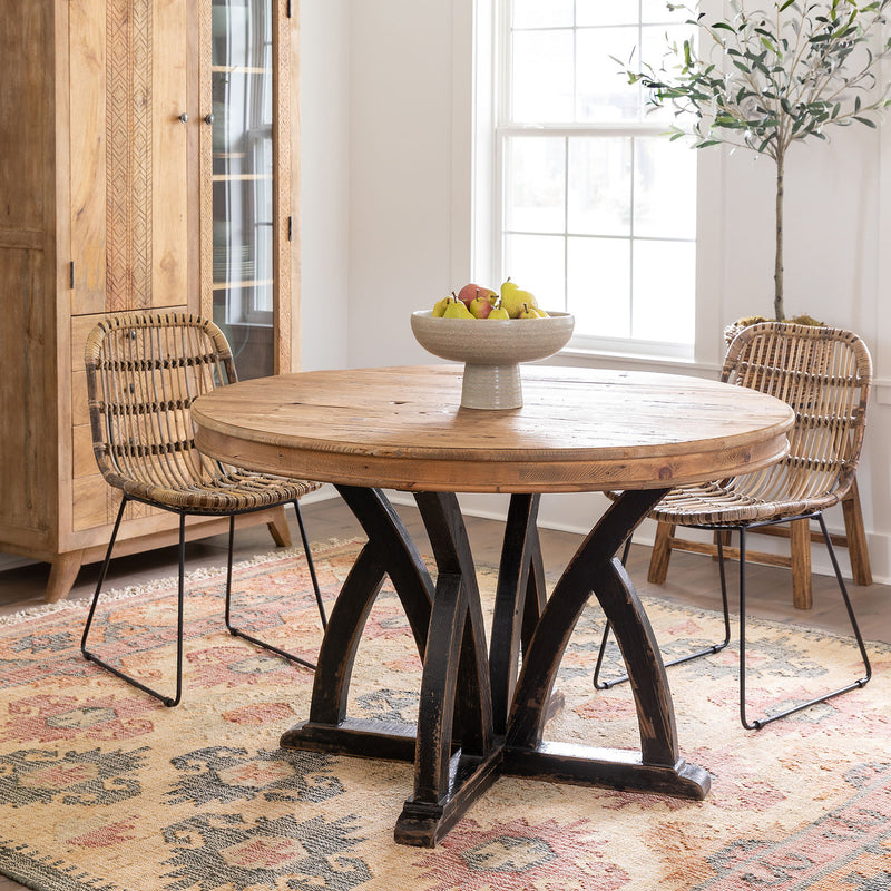Lovecup Elise Round Wood Dining Table L118