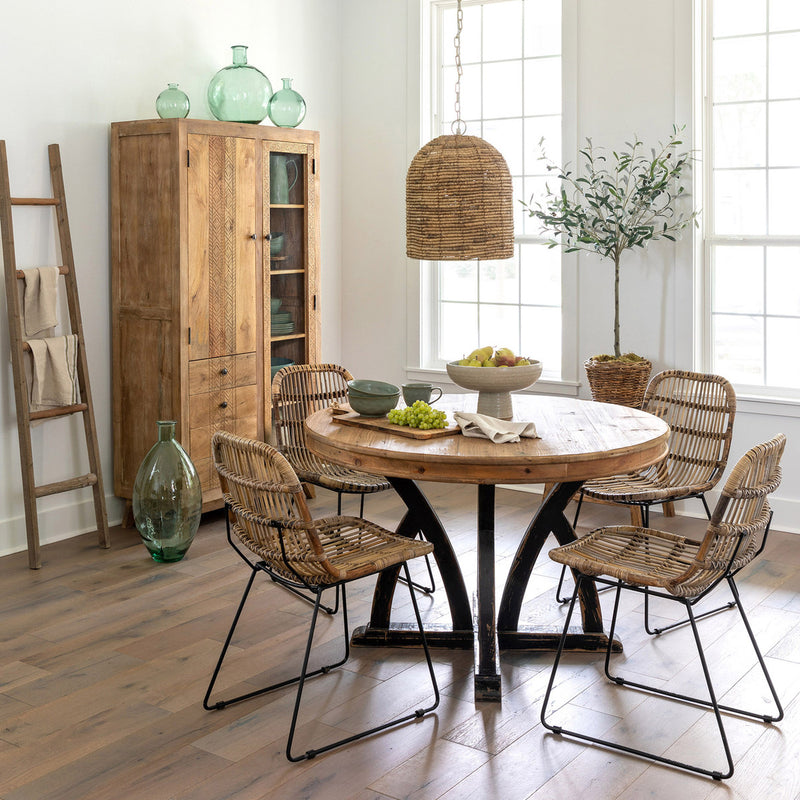 Lovecup Elise Round Wood Dining Table L118