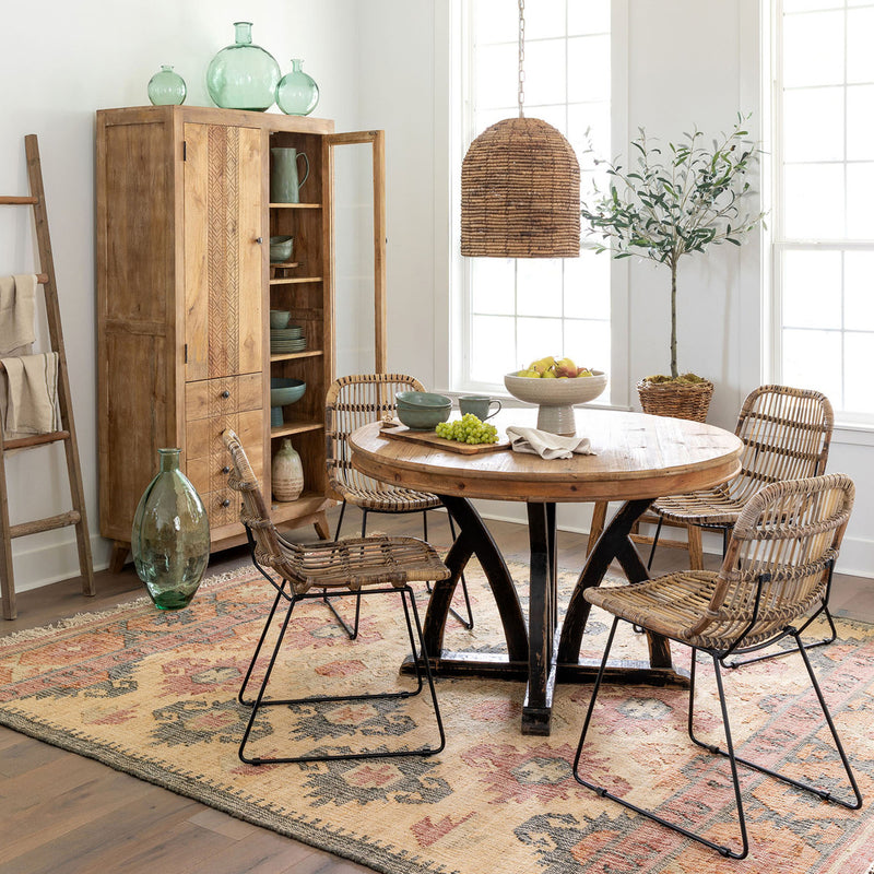 Lovecup Elise Round Wood Dining Table L118