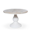 Coastal Cottage Pedestal Round Dining Table L056