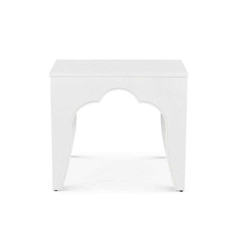 Lovecup Island Side Table, Whitewash L682