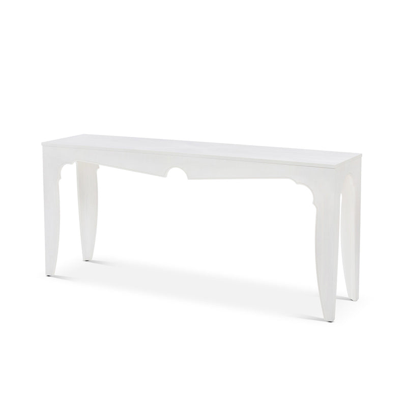 Lovecup Island Manor Console Table, Whitewash L003
