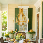 Lovecup Antique Gold Southern Classic Chandelier L159