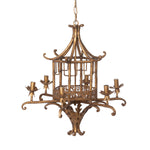 Antique Gold Pagoda Chandelier L162