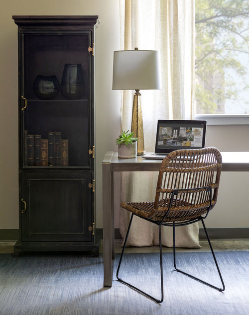 Lovecup Grayson Bronze Glass Table Lamp L021