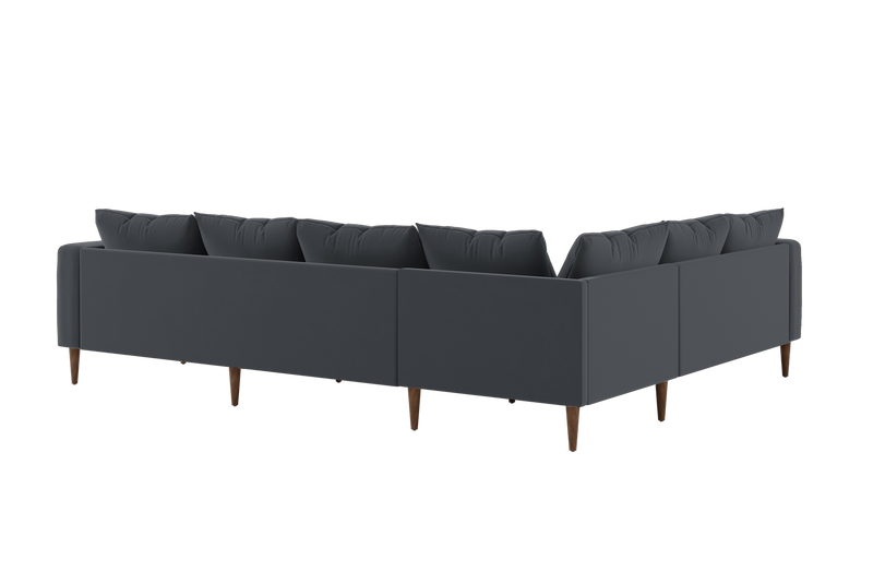 The Essential Corner Sectional (6 Seat) in Recycled Velvet