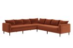 The Essential Corner Sectional (7 Seat) in Recycled Velvet