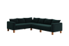 The Essential Corner Sectional (6 Seat) in Recycled Velvet