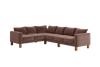 The Essential Corner Sectional (6 Seat) in Recycled Velvet